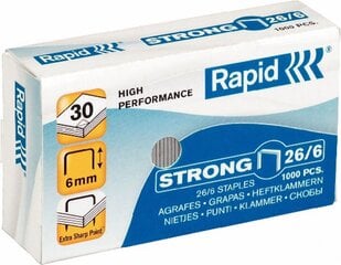 Klambrid Rapid Strong 26/6 hind ja info | Kirjatarbed | kaup24.ee