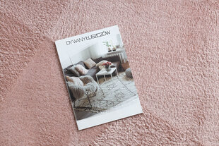 Современный ковер для стирки LINDO розовый, противоскользящий, ворсистый цена и информация | Ковры | kaup24.ee