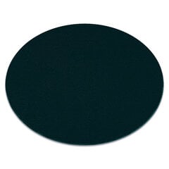 Современный ковер для стирки LINDO круг зеленый, противоскользящий, ворсистый цена и информация | Ковры | kaup24.ee