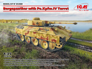 Liimitav mudel ICM 35360 Bergepanther with Pz.Kpfw.IV Turret 1/35 hind ja info | Liimitavad mudelid | kaup24.ee