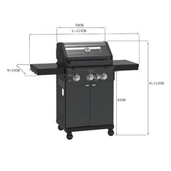 Gaasigrill ZEUS-B hind ja info | Grillid | kaup24.ee