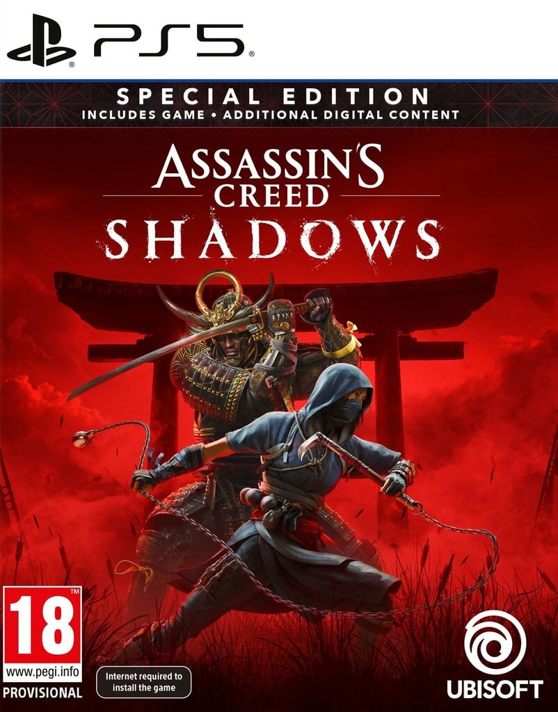 Assassin´s Creed Shadows Special Edition PS5 hind ja info | Arvutimängud, konsoolimängud | kaup24.ee