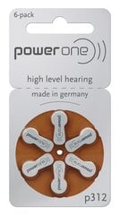 батарейка для слухового аппарата 6шт/бл. цена и информация | Батарейки | kaup24.ee