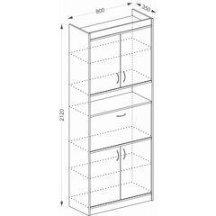 Riiul MEGA ME7 hind ja info | Riiulid | kaup24.ee