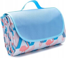 Складное пляжное одеяло Ecarla Flamingo, 200x145 см цена и информация | Покрывала, пледы | kaup24.ee