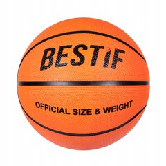Мяч баскетбольный Bestif, размер 5, оранжевый цена и информация | Баскетбольные мячи | kaup24.ee