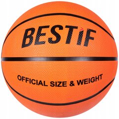 Мяч баскетбольный Bestif, размер 5, оранжевый цена и информация | Баскетбольные мячи | kaup24.ee