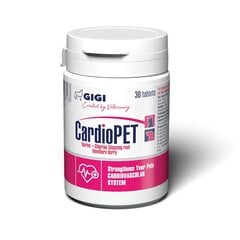 Gigi toidulisand kassidele ja koertele tablettidena CardioPet, 30 tk. hind ja info | Toidulisandid ja parasiitide vastased tooted | kaup24.ee