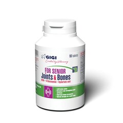 Gigi toidulisand koertele tablettidena Senior Joints & Bones, 90 tk. hind ja info | Toidulisandid ja parasiitide vastased tooted | kaup24.ee