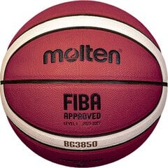 Basketball ball training MOLTEN B6G3850 FIBA synth. leather size 6 цена и информация | Баскетбольные мячи | kaup24.ee