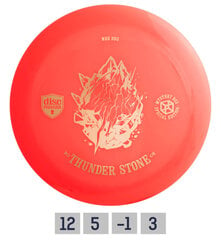 Discgolf DISCMANIA  Distance Driver THUNDER STONE DD3 red 12/5/-1/3 цена и информация | Диск-гольф | kaup24.ee