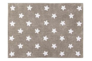 Стираемый хлопковый ковер Stars Linen-White 120x160cм цена и информация | Ковры | kaup24.ee