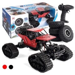 Машина на дистанционном управлении, 2 в 1, Rock Crawler 4x4 LHC0121, красная цена и информация | Игрушки для мальчиков | kaup24.ee