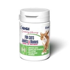 Gigi toidulisand kassidele tablettidena Joints & Bones, 60 tk. hind ja info | Vitamiinid, toidulisandid ja parasiitide vastased tooted | kaup24.ee