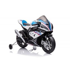 Akutoitel mootorratas lastele Lean Toys BMW HP4 Race JT5001, valge цена и информация | Электромобили для детей | kaup24.ee