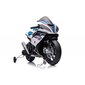 Akutoitel mootorratas lastele Lean Toys BMW HP4 Race JT5001, valge hind ja info | Laste elektriautod | kaup24.ee