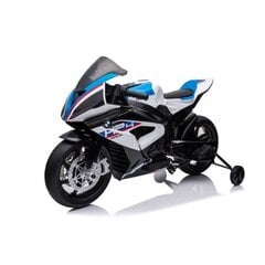 Akutoitel mootorratas lastele Lean Toys BMW HP4 Race JT5001, valge цена и информация | Электромобили для детей | kaup24.ee