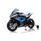 Akutoitel mootorratas lastele Lean Toys BMW HP4 Race JT5001, sinine hind ja info | Laste elektriautod | kaup24.ee