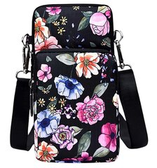 Маленькая женская сумочка S37, черный/разноцветный цена и информация | Женские сумки | kaup24.ee