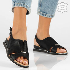 Sandaalid naistele Filippo®, must hind ja info | Naiste sandaalid | kaup24.ee