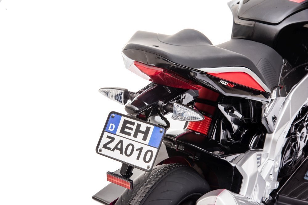 Elektriline ühekohaline mootorratas Aprilia Tuono V4, punane цена и информация | Laste elektriautod | kaup24.ee