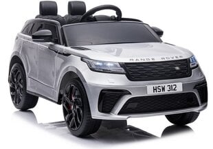 Lean Cars Range Rover QY2088 kahekohaline lasteauto, hõbedane hind ja info | Laste elektriautod | kaup24.ee