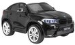 Kahekohaline elektriauto BMW X6M XXL, must цена и информация | Laste elektriautod | kaup24.ee