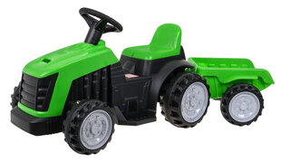 Ühekohaline akutoitega lastetraktor Ramiz, roheline hind ja info | Laste elektriautod | kaup24.ee