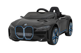 Ühekohaline laste elektriauto BMW i4, must hind ja info | Laste elektriautod | kaup24.ee