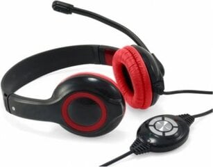 Kõrvaklapid Mikrofoniga Conceptronic CCHATSTARU2R Punane hind ja info | Kõrvaklapid | kaup24.ee