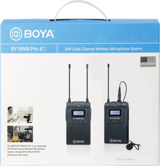 Boya микрофон BY-WM8 Pro-K1 UHF Wireless цена и информация | Микрофоны | kaup24.ee