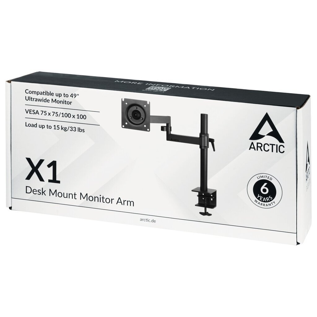 Monitori kinnitus Arctic X1 43”/40” hind ja info | Monitori hoidjad | kaup24.ee