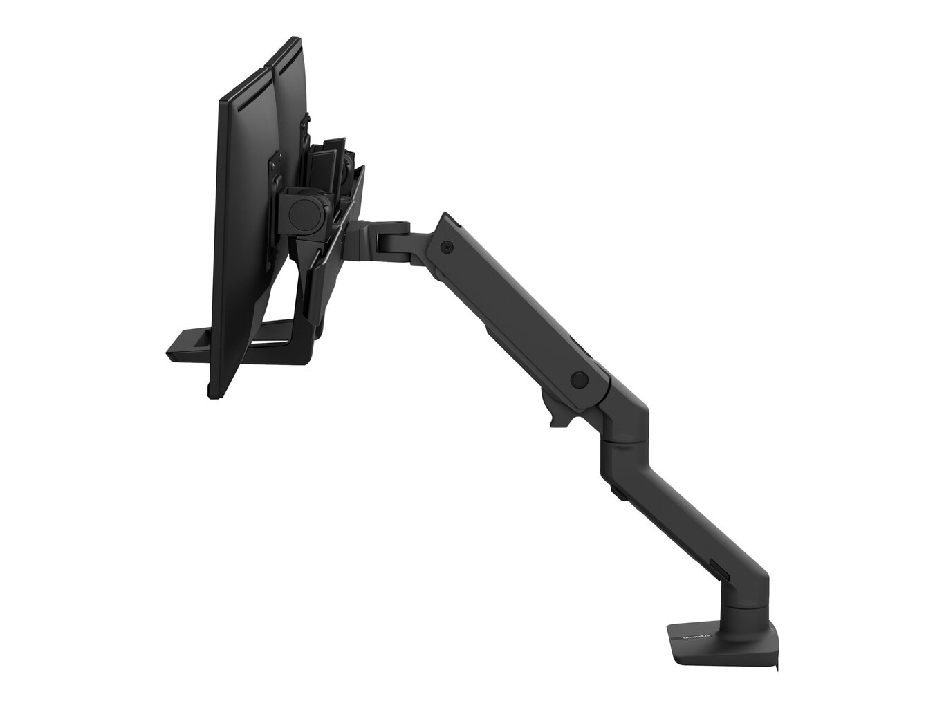 Ergotron HX Desk Dual Monitor Arm Befestigungskit matte black Schwarz (45-476-224) (45476224) цена и информация | Monitori hoidjad | kaup24.ee