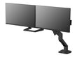 Ergotron HX Desk Dual Monitor Arm Befestigungskit matte black Schwarz (45-476-224) (45476224) цена и информация | Monitori hoidjad | kaup24.ee