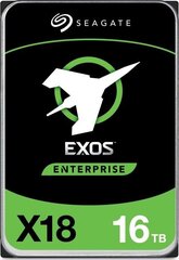 Kõvaketas Seagate EXOS X18 16 TB 3,5" hind ja info | Sisemised kõvakettad (HDD, SSD, Hybrid) | kaup24.ee