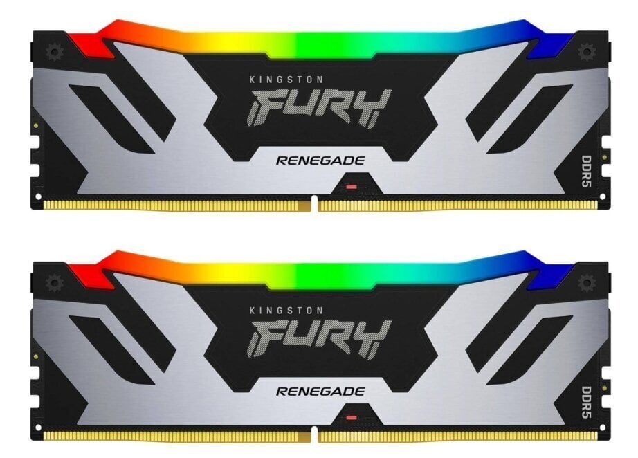 Kingston FURY Renegade RGB – DDR5 – komplekt – 32 GB: 2 x 16 GB – DIMM 288-pin – 7200 MHz / PC5-57600 hind ja info | Operatiivmälu (RAM) | kaup24.ee