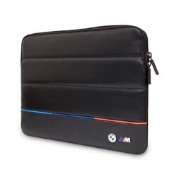 Sleeve BMW BMCS14PUCARTCBK 14&quot; black|black Carbon Tricolor BMW000517-0 цена и информация | Рюкзаки, сумки, чехлы для компьютеров | kaup24.ee