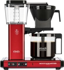Moccamaster kohvimasin Optio, metalli punane hind ja info | Kohvimasinad | kaup24.ee