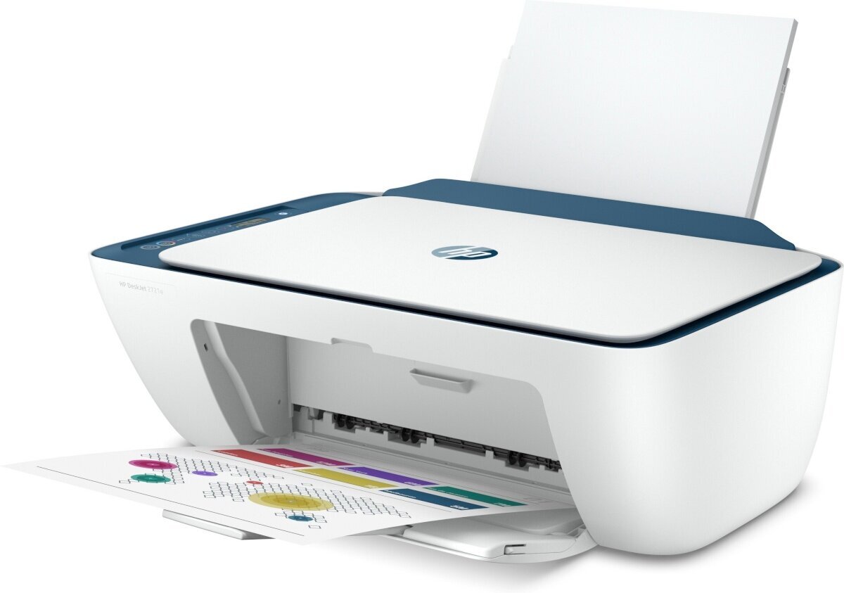 HP multifunktsionaalne tindiprinter DeskJet 2721e All-in-One (26K68B) hind ja info | Printerid | kaup24.ee