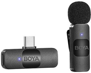 Boya juhtmevaba mikrofon BY-V10 USB-C hind ja info | Mikrofonid | kaup24.ee