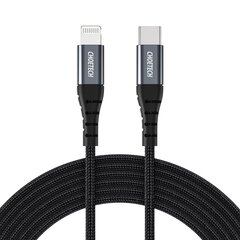 USB-C - Кабель Lightning Choetech IP0042 MFi 480Мбит/с 3А 3м - черный цена и информация | Кабели для телефонов | kaup24.ee