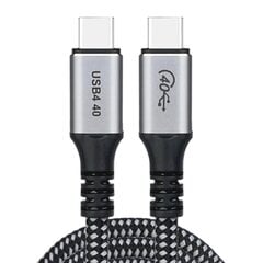 Choetech XCC-1040 USB-C - Кабель USB-C 240Вт 8К 60Гц 1,2м - черный цена и информация | Кабели для телефонов | kaup24.ee