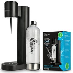 Extralink SmartLife Hydrospark Black | Сатуратор для газирования воды | SJ-191B цена и информация | Аппараты для газирования воды | kaup24.ee