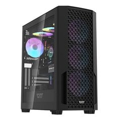 Computer case Darkflash DF2100 + 4 ARGB fans (black) цена и информация | Корпуса | kaup24.ee