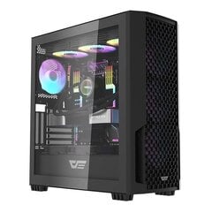 Computer case Darkflash DF2100 + 4 ARGB fans (black) цена и информация | Корпус Cooler Master для ПК Elite 500 Midi | kaup24.ee