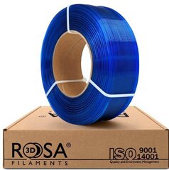 Hõõgniit PET-G blue sky transparent 1.75mm 1kg refill Rosa3D цена и информация | Смарттехника и аксессуары | kaup24.ee