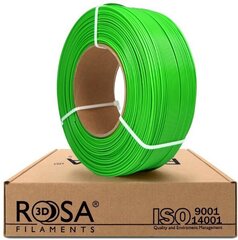 Hõõgniit PLA Roheline 1.75mm 1kg refill Rosa3D hind ja info | Nutiseadmed ja aksessuaarid | kaup24.ee