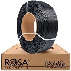 3D-printeri filament PLA must 1.75mm 1kg refill Rosa3D hind ja info | Nutiseadmed ja aksessuaarid | kaup24.ee