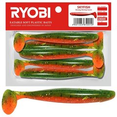 Мягкая приманка Scented Ryobi Skyfish 88мм CN009 5шт цена и информация | Воблеры, приманки, блесны | kaup24.ee