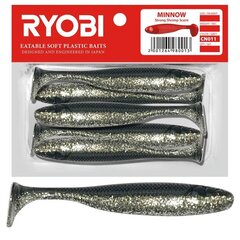 Мягкая приманка Scented Ryobi Minnow 76мм CN011 5шт цена и информация | Воблеры, приманки, блесны | kaup24.ee